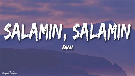 kinantot sa harap ng salamin|BINI – Salamin, Salamin Lyrics .